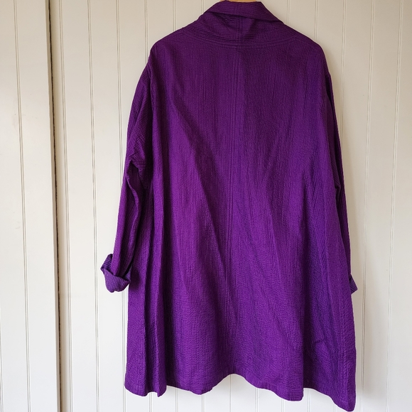 NEERU KUMAR Silk Kantha Jacket~L - Picture 2 of 14